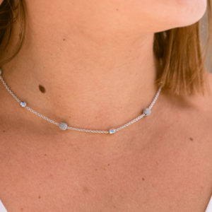 Collier en argent et Polvere - Pesavento