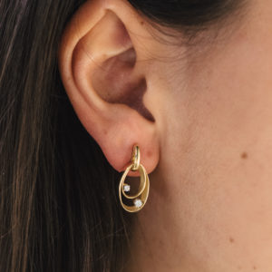 Boucles d'oreilles or jaune et Diamants - Annamaria Cammilli