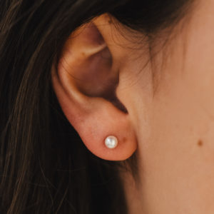 Boucles d'oreilles - perles Akoya